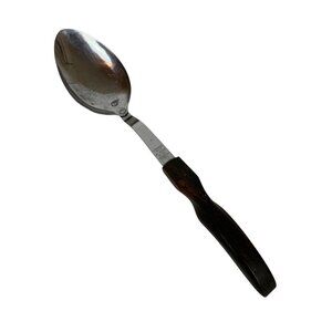 Cutco No 12 Stainless Steel Cooking Spoon Brown Swirl Ergonomic Handle